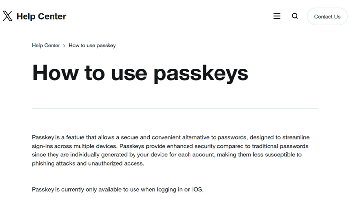 兰山苹果维修店铺分享iOS用户如何通过通行密钥(Passkey)登录 